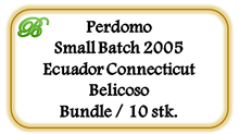 Perdomo Small Batch 2005 Ecuador Connecticut Belicoso, 10 stk. (UDSOLGT) [Kan ikke skaffes længere]